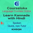 CourseLoka, Learn Kannada with Hindi, Spoken, Quick, Non-Tutor