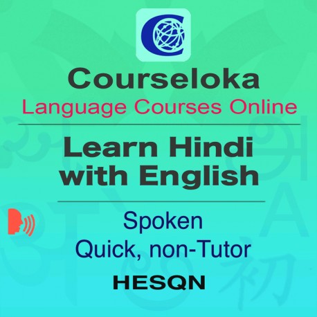 CourseLoka, Learn Hindi with English, Spoken, Quick, Non-Tutor