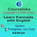 CourseLoka, Learn Kannada with English, Spoken, Foreigner, non-Tutor