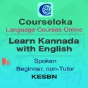 CourseLoka, Learn Kannada with English, Spoken, Beginner, Non-Tutor