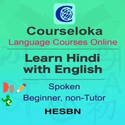 CourseLoka, Learn Hindi with English, Spoken, Beginner, Non-Tutor