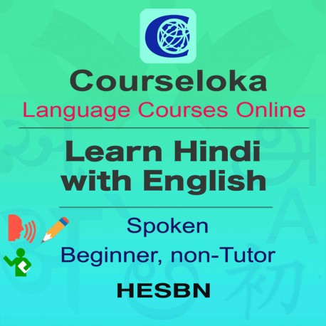 CourseLoka, Learn Hindi with English, Spoken, Beginner, Non-Tutor