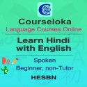 CourseLoka, Learn Hindi with English, Spoken, Beginner, Non-Tutor