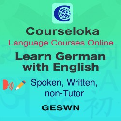 CourseLoka, Learn German with English, Spoken, Written, Full, non-Tutor
