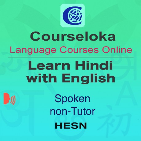 CourseLoka, Learn Hindi with English, Spoken, Non-Tutor